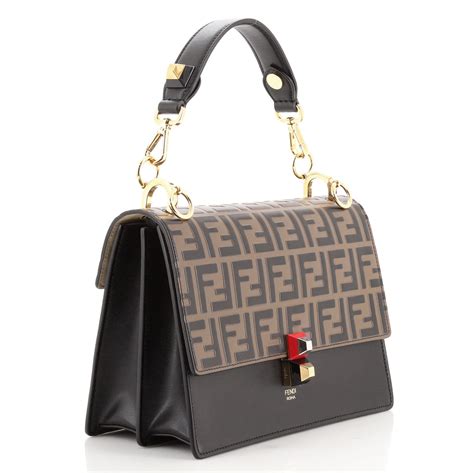 fendi kan i logo bag price|Fendi bag with thick strap.